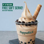 [QLD] Free Teh Tarik Soft Serve with Any Purchase @ PappaRich Indooroopilly Express