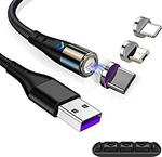 VRORKV Magnetic 3-in-1 Charging/Data Cable $12.99 (Was $14.99) + Delivery ($0 with Prime/ $39 Spend) @ Luoke Amazon AU