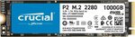 Crucial CT1000P2SSD8 P2 1TB 3D NAND NVMe PCIe M.2 Internal SSD $125.36 Delivered @ Amazon AU