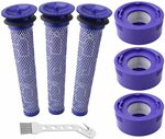 Pre Motor Filter & Hepa Post Filter Kit for Dyson V7 V8 Series 6pcs $32.99 + Post ($0 Prime/ $39 Spend) @ Auloofilters Amazon AU