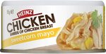 Heinz Chicken Shredded Sweetcorn and Mayo 85g $1.29 ($1.16 S&S) + Delivery ($0 with Prime/ $39 Spend) @ Amazon AU