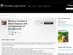 Modern Combat 2 and Asphalt 6 HD - FREE for BlackBerry Playbook