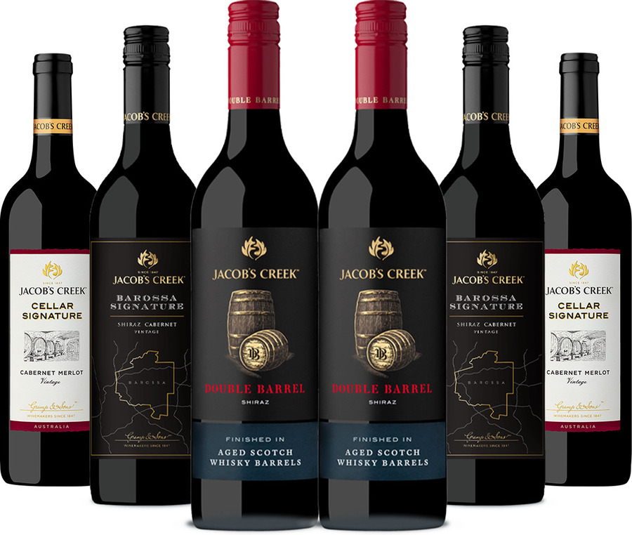 Jacob's Creek Red Wine 6pk 79 Delivered (Was 139.94) Secret Bottle