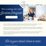 Win a Cooking Class with Justine Schofield from Fromager d’Affinois