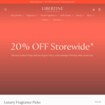 20% off Online & Brisbane (New Farm) Store + $10 Delivery ($0 with $100 Order) @ Libertine Parfumerie