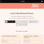 50% off Laser Hair Removal - Australian Laser Clinic