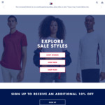 Further 40% off Sale Items + 10% off for VIP Customers + $7.95 Delivery ($0 with $100 Order) @ Tommy Hilfiger