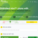 1 Month Free Unlimited nbn (New & Relocating Customers, Save up to $149; Includes 250/25 and 1000/50 Mbps) @ Aussie Broadband