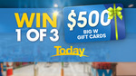 Win 1 of 3 $500 Big W Digital Gift Cards from Nine Entertainment