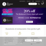$100 The Restaurant Choice Digital Gift Card for $60 (Limit 125 Cards) @ The Restaurant Choice
