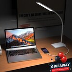 Win 1 of 2 LED Desk Lamps with USB Charging from VANSUNY