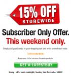 15% off this weekend at LatestBuy
