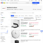 [eBay Plus,PreOrder] Roborock Robotic Vacuum: S8 $1208, S8+ $1799, S8 Pro Ultra $2599 Delivered + Free Acc Kit @ Mobileciti eBay