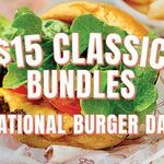 Choose 1 of 3 Burgers + French Fries + Soft Drink $15 (Dine-in & Takeaway) @ Betty's Burgers