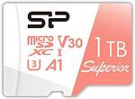 Silicon Power Superior 1TB microSDXC V30 UHS-I Memory Card ¥10282 (~A$110.95) Delivered @ Amazon JP