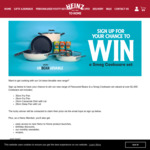 Win a Smeg Cookware Set and 6 Cans of Heinz Flavoured Beanz Worth over $1,000 from Heinz