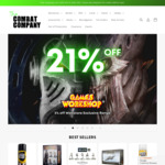 5% off Sitewide + Shipping (Free over $150, Free C&C from Mortdale, NSW) @ The Combat Company