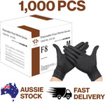 1,000 Black Disposable Gloves for $75 (100 Per Box, 10 Boxes Per Carton) + $20 Delivery @ Supplies Plus, Illinois