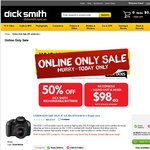 Dick Smith Web Sale: 50% off DSE Rechargable Batteries, 40" FHD LED UA40EH5006 $547