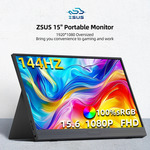 ZSUS 15.6" FHD IPS 144Hz Freesync Portable Monitor US$70.27 (~A$106.07) Delivered @ ZSUS Motherboard Store AliExpress