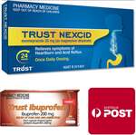 14x Trust Nexcid Heartburn Relief + 48x Trust Ibuprofen 200mg $7.99 Delivered @ PharmacySavings