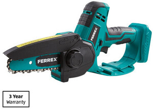 Cordless chainsaw aldi discount