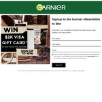 Win a $2,000 Visa Gift Card from Garnier