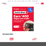 Kogan Credit Card: $400 Kogan Credit ($3k Eligible Spend 90 Days), 6 Months 0% BT, $0 Annual Fee, FIRST Membership @ Kogan Money
