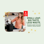 Win 1 of 5 SD-PN100 Compact Bread Makers from Panasonic [Review & Keep]