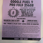Google Pixel 9 Pro Fold 256GB $0 Upfront on JB Hi-Fi Mobile 24-Month $89/Month Plan (in-Store, Port-in Customer Only) @ JB Hi-Fi