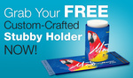 $0 Free + $0 Shipping Custom Stubby Holder from Martin Print Via BizzBuzz