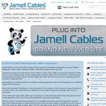 Jamell Cables 15% OFF Sale. Ends 30th June