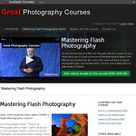 Mastering Flash Photography Online eCourse $19 (60% off) Get Instant Access + Learn Today