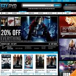 20% off DVDs, Blu-Rays & Games at EzyDVD - Ends Monday Aug 19