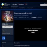 [PSVITA] PSN & SEN (AUD) Muramasa Rebirth $36.95