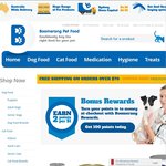 Free Delivery on orders > $70 from Boomerang Pet Food