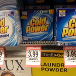 Cold Power and Liquid 1kg $3.99, Kellogs 725gms $2.99