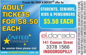 Movie Deal Coupon Eldorado Cinema Brisbane Adults $8.50 @ SaleEndsSoon ...