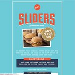 Any Three Sliders for $10 at Grill'd (Save $5) - Eat In Only, Limit One Voucher Per Customer
