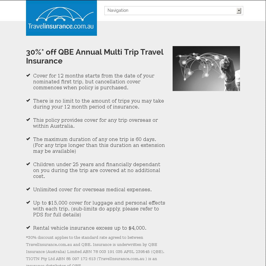 qbe annual travel insurance