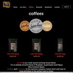 20% off All Coffee Beans at Cremastar Coffee