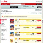 50% off Peters Drumstick Ice Cream 4-6 Pack 475-490ml $3.99 @ Coles - Ends Today