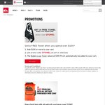 Free Quiksilver Towel* with $100 Spend