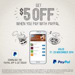 Famish'd $5 PayPal Rebate on Any Purchase Using PayPal Mobile App -  Melbourne Stores