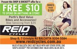 Reid Cycles $10 off Any Purchase (No Minimum Spend) Via Shopadocket