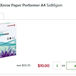Fuji Xerox Laserprint A4 Copy Paper Ream (500 Sheets)  - 5 for $10 @ Woolworths Town Hall NSW