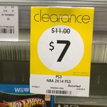 NBA 2K14 PS3 $7 @ Kmart Footscray VIC