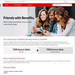 Vodafone - Refer a Friend and Earn up to 3GB Each Month for 12 Months