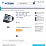 BSR Smartphone Holder, Bluetooth, FM Trans, Speaker & USB Charger - $34.90 + $9.95 Shipping @ Warcom