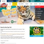 Win a VIP Tiger Cub Experience for 2 Including Flights at Dreamworld Valued at $950